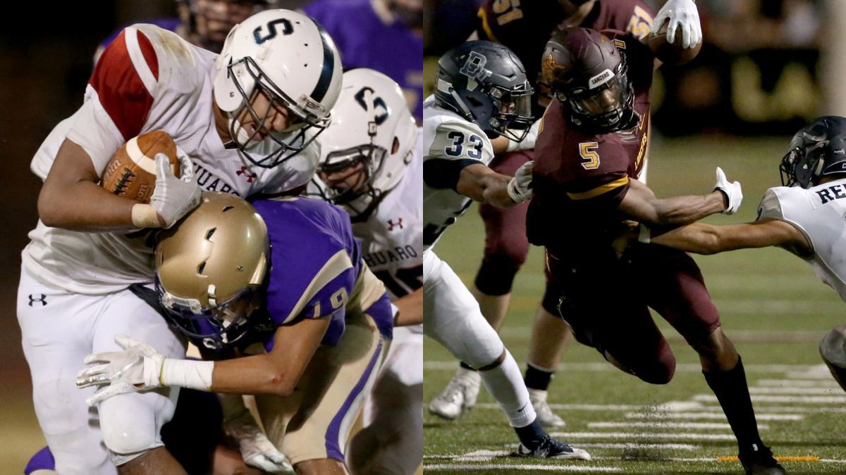 This weekend's high school football state semifinal pairings and score updates